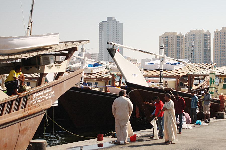 Аджман: рыбный рынок в ОАЭ