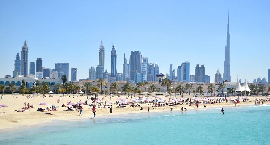 Пляжи Дубая фото