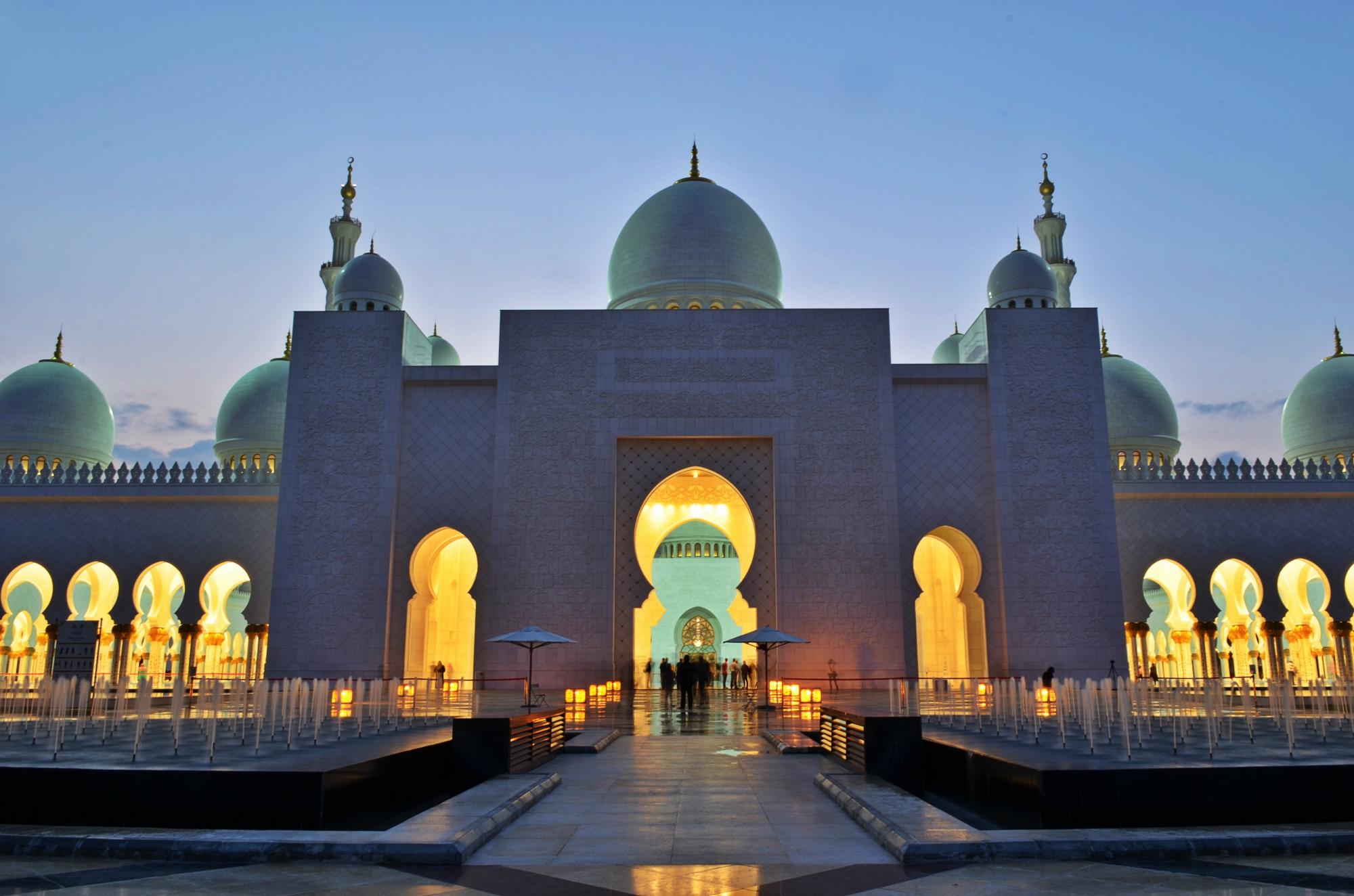 Фото мечети в Абу-Даби