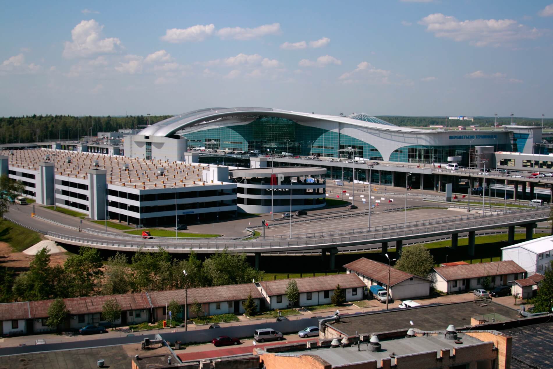 Крупный аэропорт Шереметьево