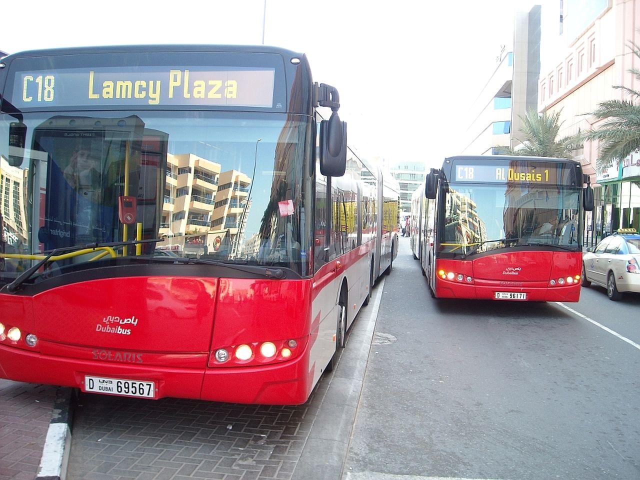 Транспорт в Дубае: автобусы