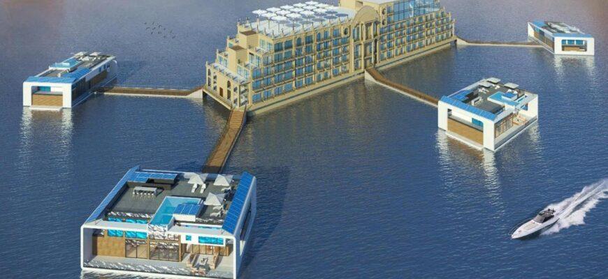 В Дубае появится плавучий отель-дворец на воде