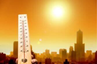 столбик термометра в ОАЭ 50° C