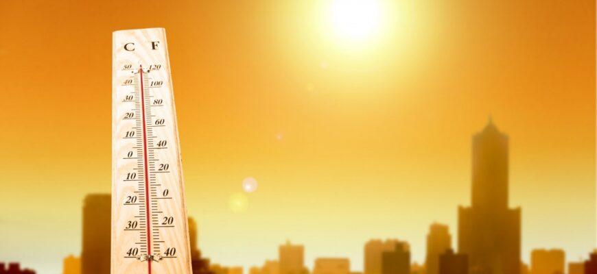 столбик термометра в ОАЭ 50° C