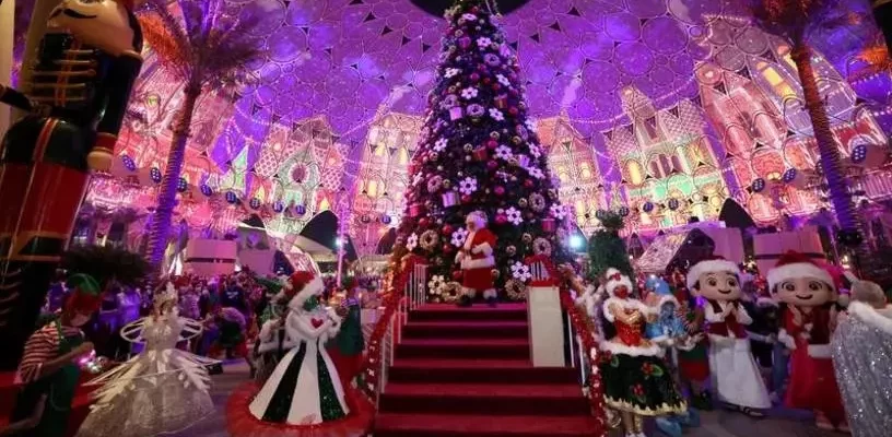 Экспо 2020 в Дубае и большая рождественская ёлка