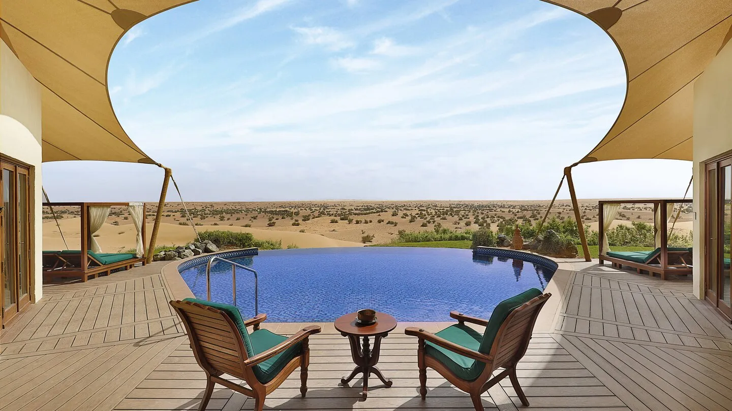 Невероятный курортный отель в пустыне Абу-Даби-