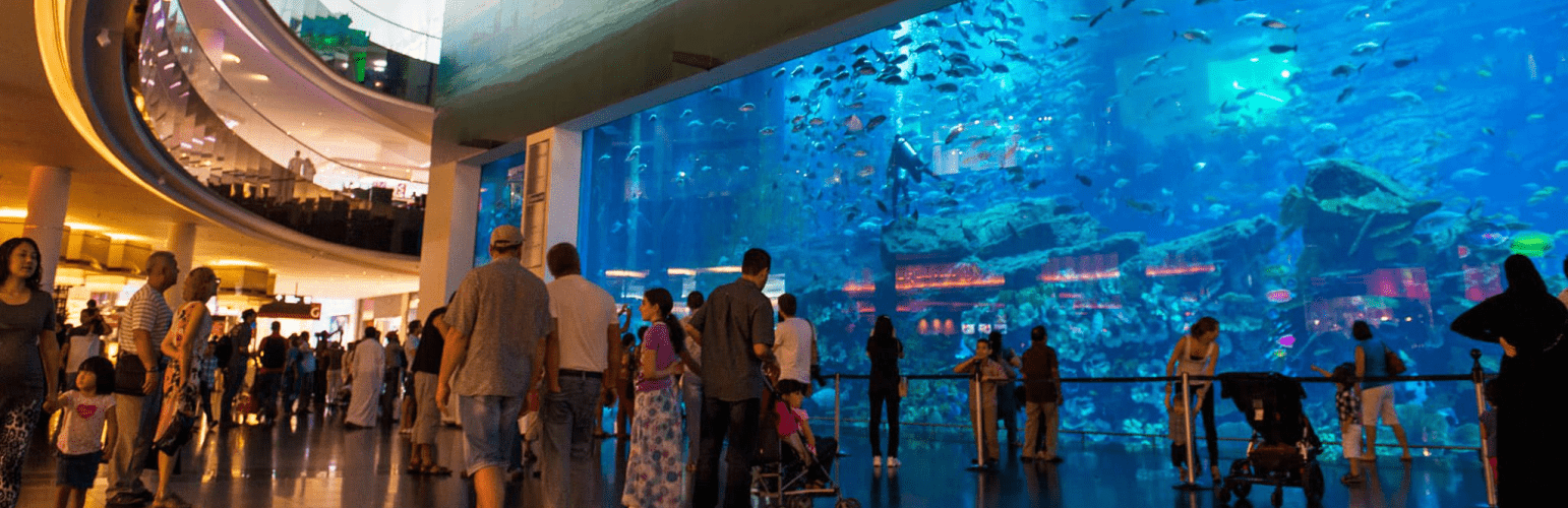 Аквариум в Дубай Молл