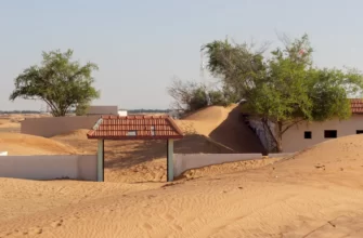 В Шардже восстанавливают заброшенную деревню Buried Village